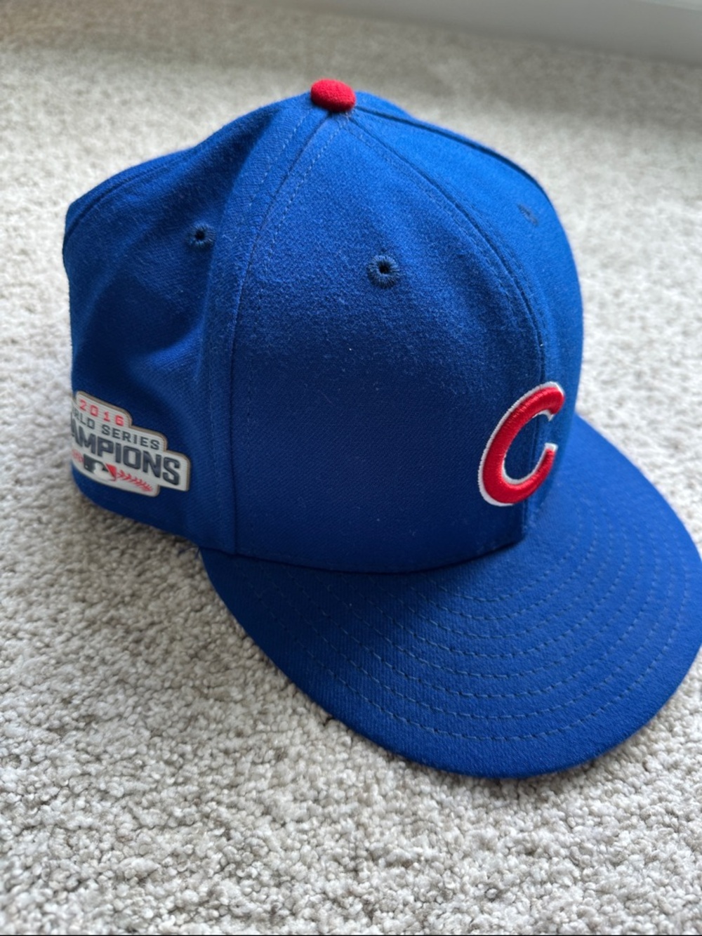 New Era Chicago Cubs Blue Red World Series Champions Hat
